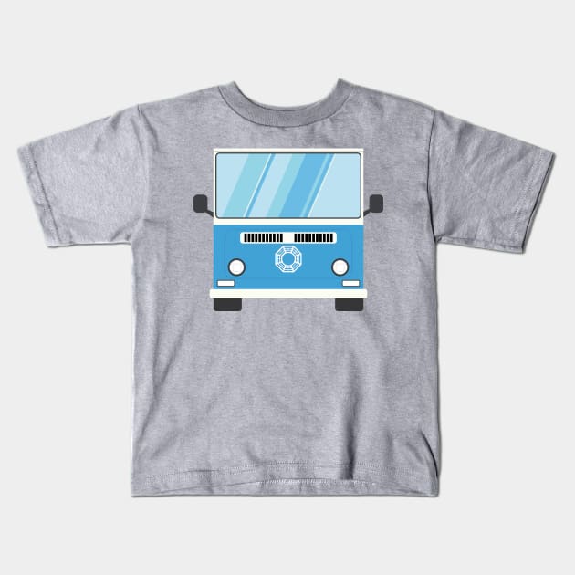 DHARMA Van Kids T-Shirt by prometheus31